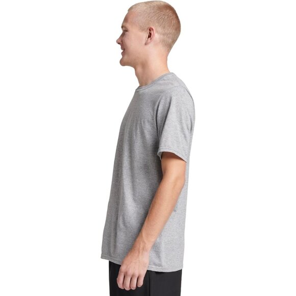 Russell Athletic Men's Oxford Imported Pull On Dri-power Short Sleeve Tees - Picture 3 of 4